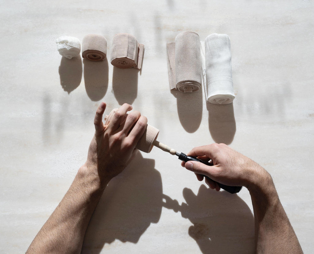 Rechargeable Bandage Roller Super Fast Rolling Wraps and Bandages Reduce Hand Strain, Energy and Time Saver, For Clinics, Spa, and Home Use.