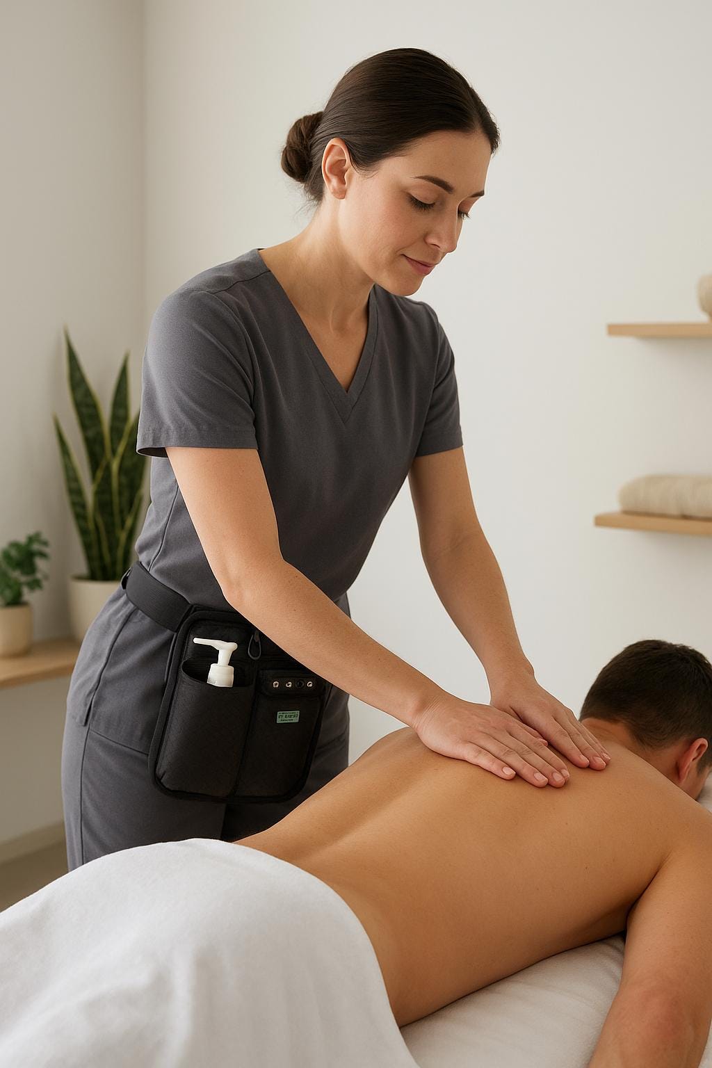 Bottle Warming Holster Portable, Rechargeable Heater for Massage Oil, Lotion & Gel With Adjustable Temperature for Therapy, Home, and Trips.